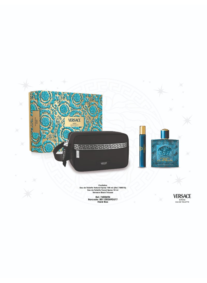فيرزاتشي - Eros EDT Gift Set 100ml - Image 1