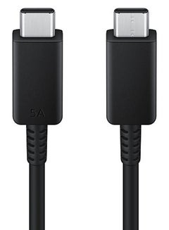 سامسونج 50W Duo Power Adapter with USB-C Cable 5A 1.8m Dual-Port Fast Charging 3-Pin for Multiple Devices - Black Black  - Image 3