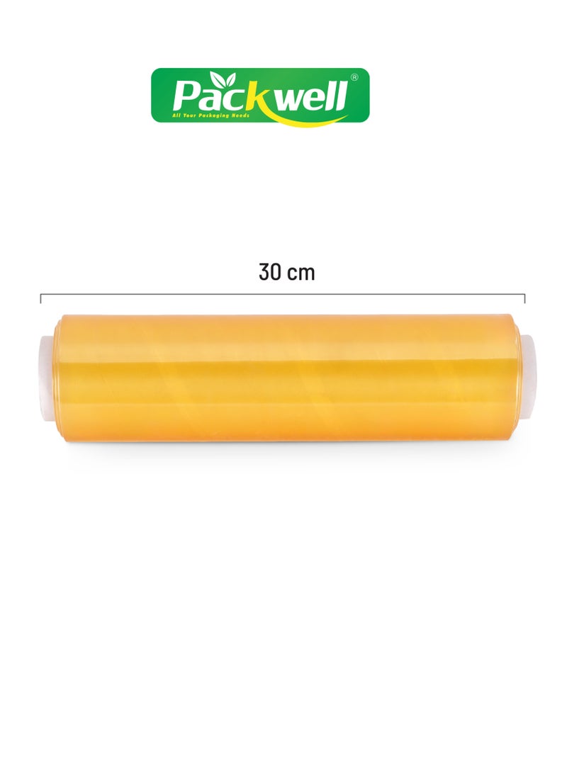 packwell Packwell 30 cm Cling Film 1kg - PWCF301001, Premium-Quality, BPA-Free, Food-grade and Hygienic, Perfect for Freezing, Packing, Storing, Etc Clear  - Image 5