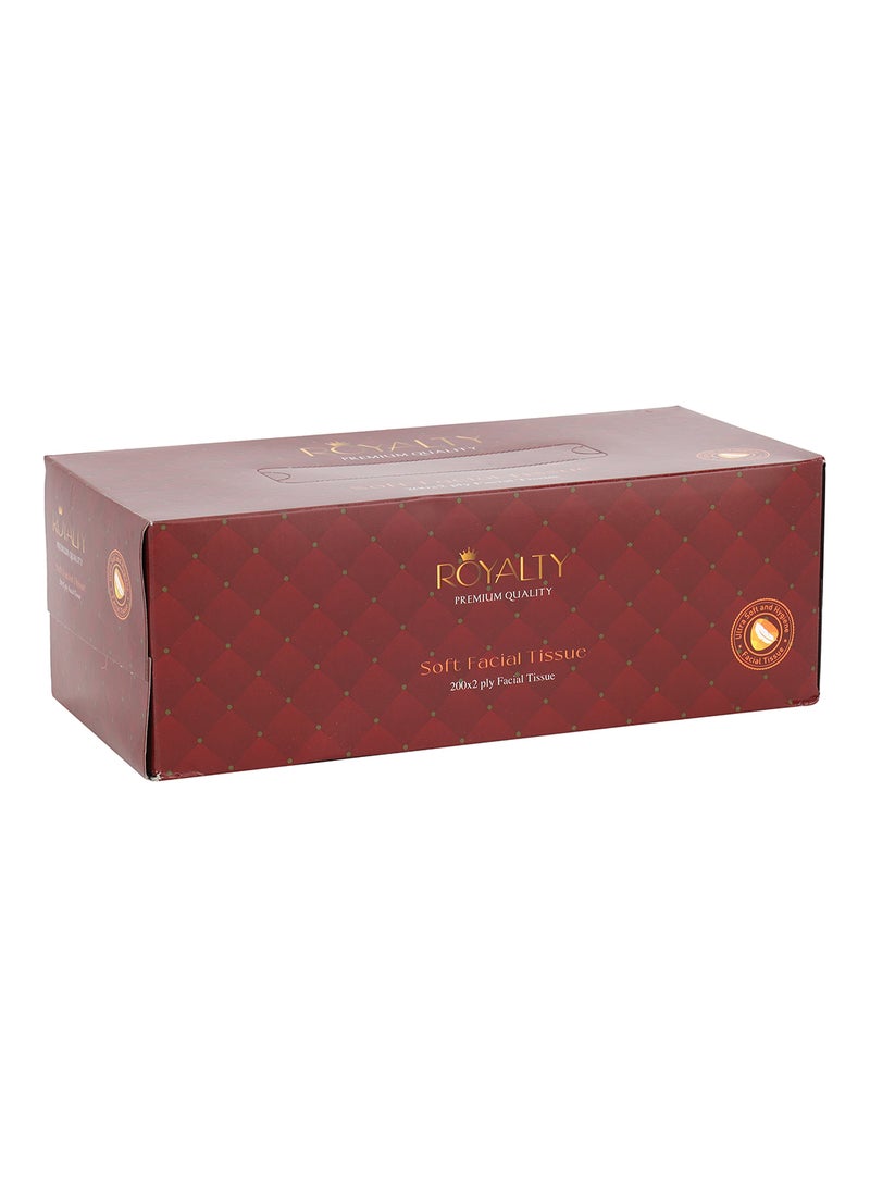Soft Facial Tissue- PWFT1003| 200X2 Ply, 5 Packet, Premium-Quality and Super Soft| Tissue Paper Box For Everyday Use, Suitable for Home, Office and Commercial Space Assorted Colours
