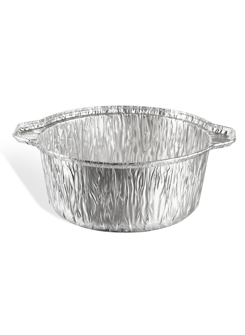 باكويل Aluminum Pot With Lid 25 Cm 5 Pcs Combo Disposable Casserole  - Image 4