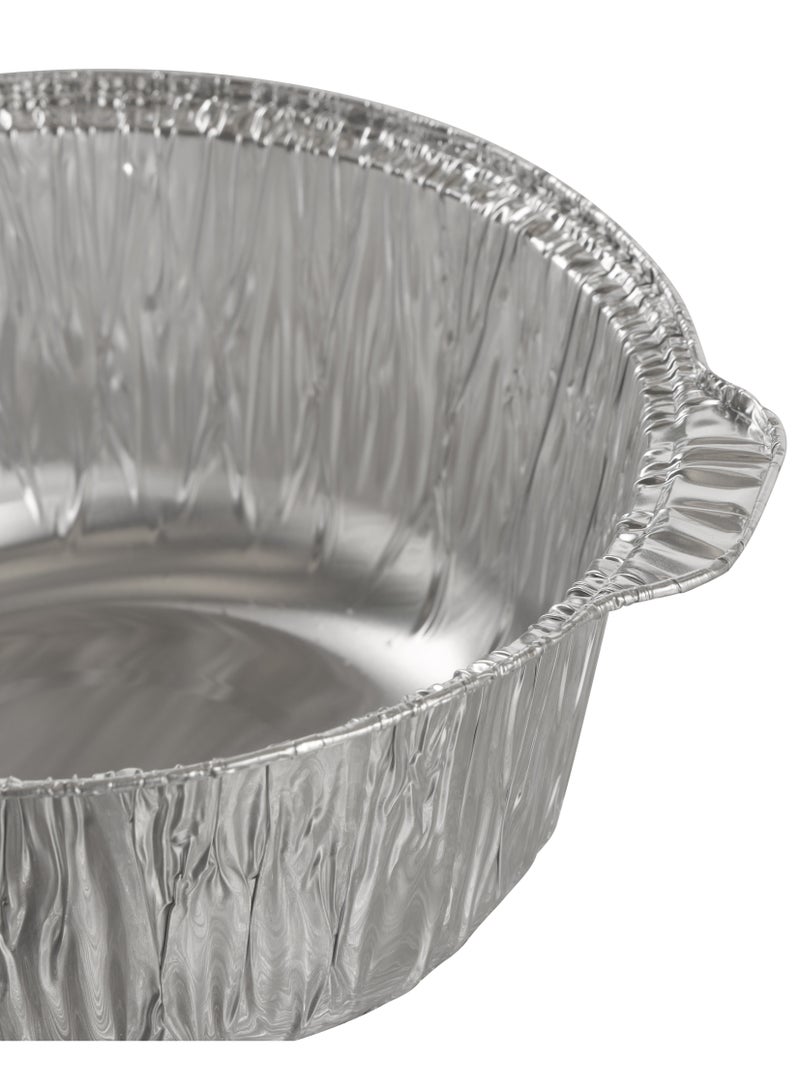 باكويل 5 Pcs Aluminum Pot With Lid 29 Cm Disposable Casserole With Lid  - Image 5