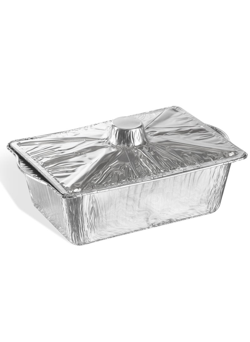 packwell Packwell 3pcs Aluminum Pot 4000 ml Rectangle Disposable Casserole  - Image 1