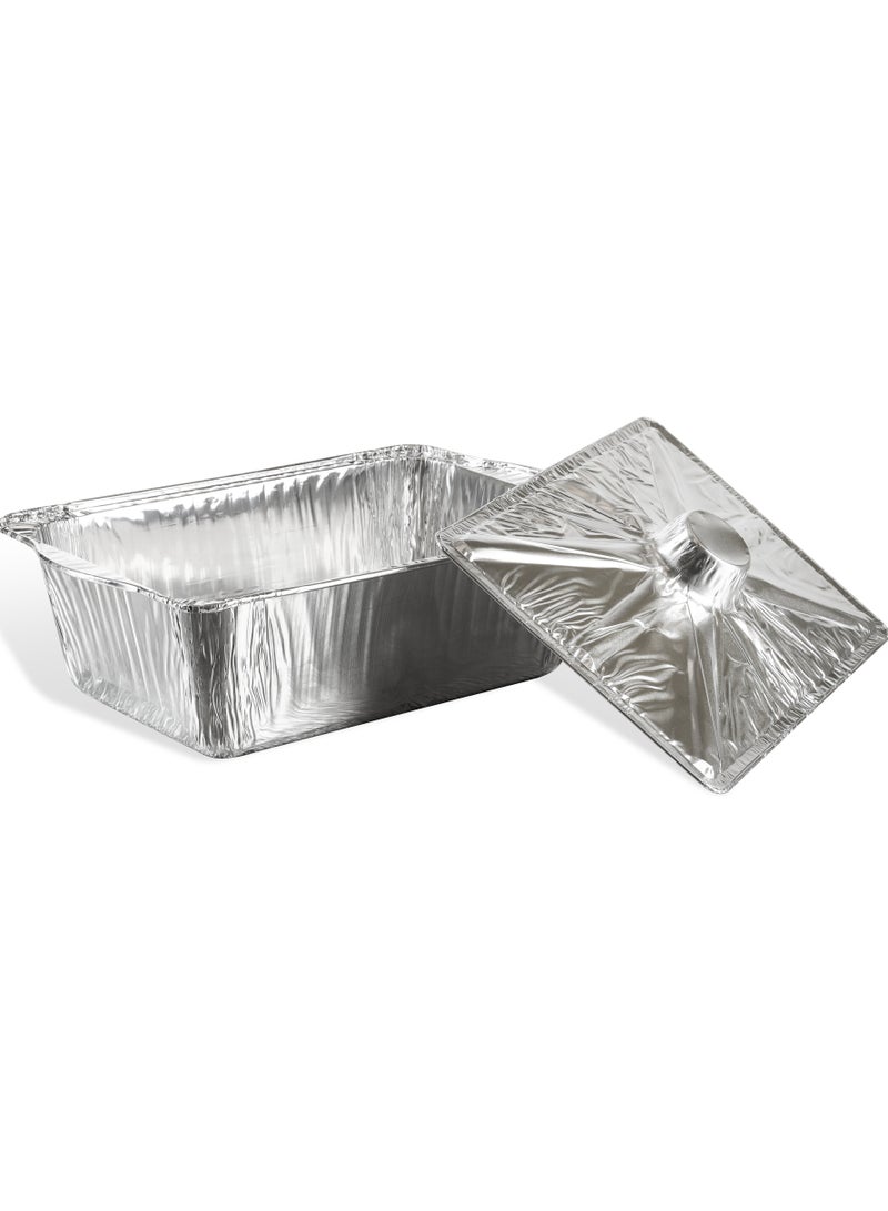 packwell Packwell 3pcs Aluminum Pot 4000 ml Rectangle Disposable Casserole  - Image 3