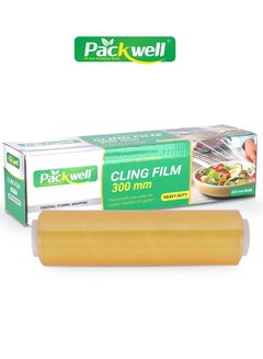 packwell 30 CM Cling film- PWCF301002|  1.5 kg  Premium-Quality, BPA-Free, Food grade and Hygienic| Perfect for Freezing, Packing, Storing, Etc Clear 1 pcs  - Image 3