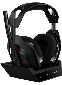 Logitech Astro A50 LIGHTSPEED Wireless Gaming Headset + Base Station Black  - Image 1