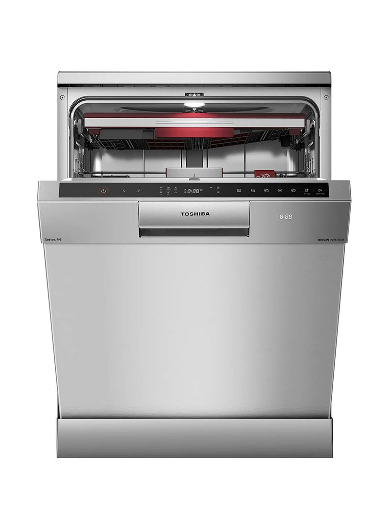 Toshiba Free Standing Dishwasher 220 W DW-14F6ME(SS)-G Stainless Steel  - Image 3