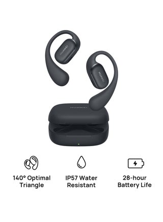 FreeArc Open-Ear Earbuds, Bluetooth Earphones with Sterling Sound, Secure Fit and Comfort, IP57 Water Resistance, 28 Hours Playtime, Sports Earphones, iOS, Android, Windows FreeArc Black - pnsku/N70162340V/45/_/1744108285/c7830d3f-0937-424c-9532-956427082d08