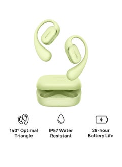 HUAWEI FreeArc Open-Ear Earbuds, Bluetooth Earphones with Sterling Sound, Secure Fit and Comfort, IP57 Water Resistance, 28 Hours Playtime, Sports Earphones, iOS, Android, Windows FreeArc Green  - Image 1