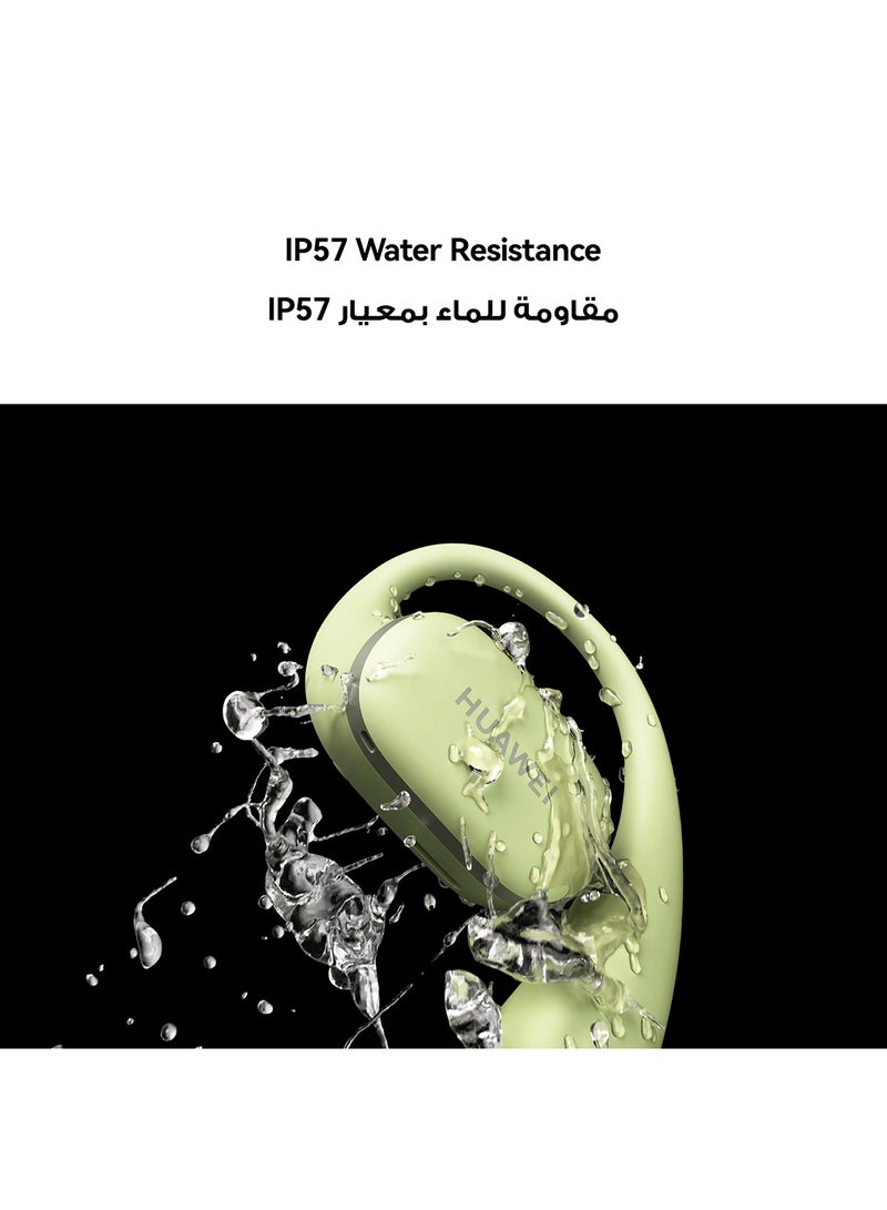 هواوي - FreeArc Open-Ear Earbuds, Bluetooth Earphones with Sterling Sound, Secure Fit and Comfort, IP57 Water Resistance, 28 Hours Playtime, Sports Earphones, iOS, Android, Windows + Gift Black - Image 1