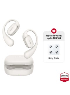 HUAWEI FreeArc Open-Ear Earbuds, Bluetooth Earphones with Sterling Sound, Secure Fit and Comfort, IP57 Water Resistance, 28 Hours Playtime, Sports Earphones, iOS, Android, Windows + Gift Grey  - Image 1
