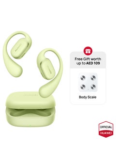 HUAWEI FreeArc Open-Ear Earbuds, Bluetooth Earphones with Sterling Sound, Secure Fit and Comfort, IP57 Water Resistance, 28 Hours Playtime, Sports Earphones, iOS, Android, Windows + Gift Green  - Image 1