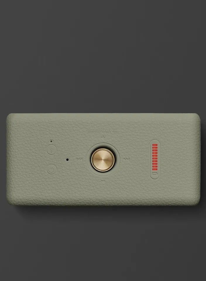 مارشال - Emberton III Portable Bluetooth Speaker - Water Resistant Wireless Speaker Portable Speaker With 32+ Hours Of Playtime Sage - Image 1