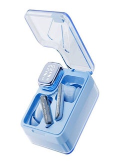 QCY MeloBuds Neo Wireless Earbuds, Bluetooth 5.3 Earphones with HiFi Stereo Deep Bass, Personalized EQs, 4 Mics ENC Calls, LED Power Display, 24H Playtime, Dual Connection, IPX5 Waterproof - Blue  - Image 2