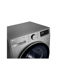 إل جي Front Load Washing Machine Energy Saving, Capable Drying 10.1 kg RH10V9PV2W Silver  - Image 2