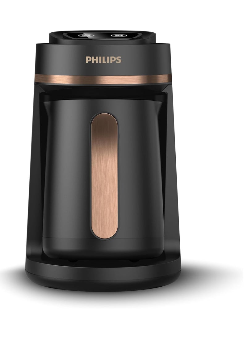 Philips Series 5000 Turkish Coffee Maker 0.28 L 735 W HDA150/62 Black/Brushed Copper 0.28 L 735 W HDA150/62 black - Image 1