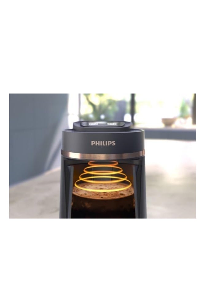 Philips Series 5000 Turkish Coffee Maker 0.28 L 735 W HDA150/62 Black/Brushed Copper 0.28 L 735 W HDA150/62 black - Image 3