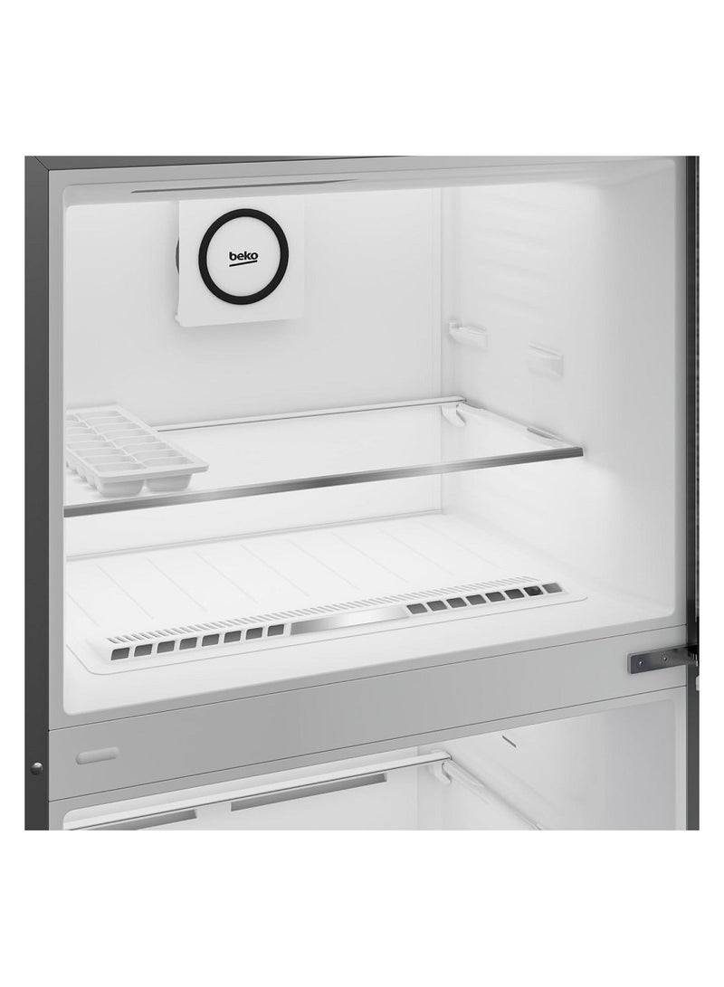 بيكو Global Refrigerator 367 Liters Net - No Frost Inverter RDNE420K02DXITEG Brushed Silver  - Image 2
