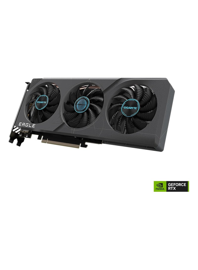 GIGABYTE GeForce RTX 4060 Eagle OC 8G Graphics Card, 3X WINDFORCE Fans, 8GB 128-bit GDDR6, GV-N4060EAGLE OC-8GD Video Card - Image 4