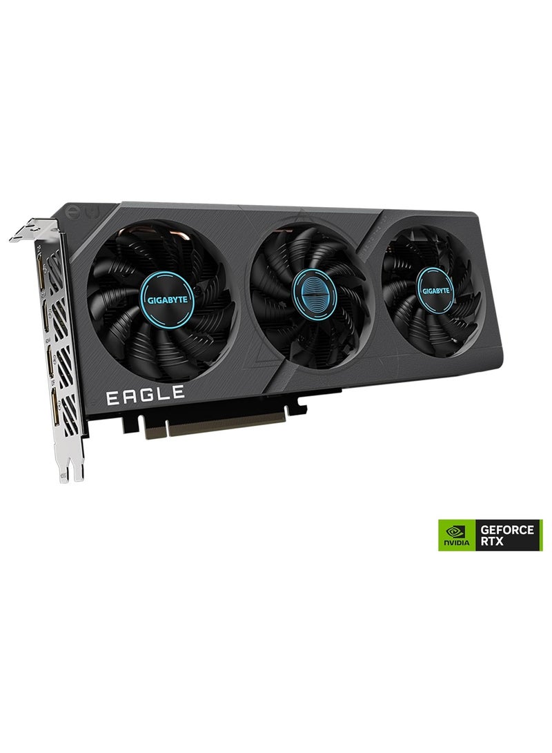 GIGABYTE GeForce RTX 4060 Eagle OC 8G Graphics Card, 3X WINDFORCE Fans, 8GB 128-bit GDDR6, GV-N4060EAGLE OC-8GD Video Card - Image 3