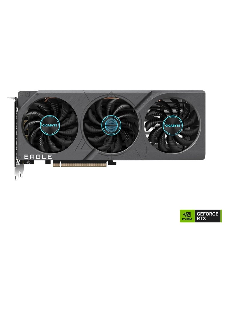 GIGABYTE GeForce RTX 4060 Eagle OC 8G Graphics Card, 3X WINDFORCE Fans, 8GB 128-bit GDDR6, GV-N4060EAGLE OC-8GD Video Card - Image 2