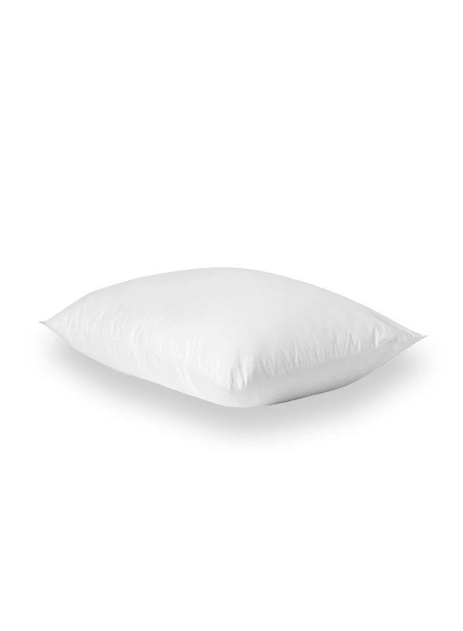 أرستوكرات Aristocrat Premium Hotel Quality Pressed Pillow - Size 50x70 cm; 100% Microfiber Outer Cover; 800g Hollow Fiber Filling - White Microfiber White  - Image 3