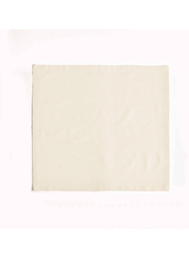 أرستوكرات Aristocrat 100% Cotton Dinner Napkin 55x55cm (set of 4) off white 55x55cm  - Image 3