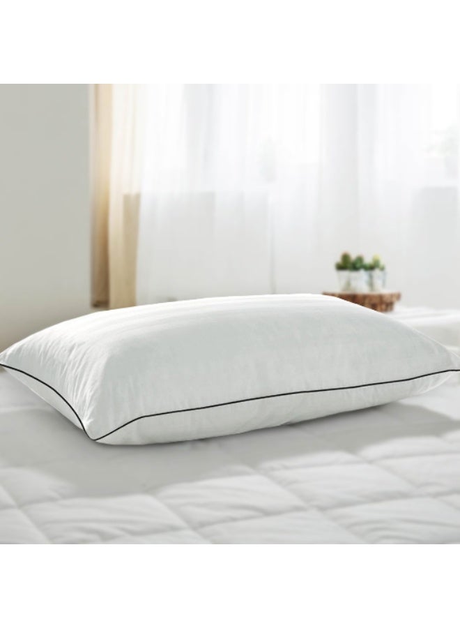 أرستوكرات Aristocrat Hotel Quality Pillow 1pc 300TC Cotton 50x70cm (White) Cotton White  - Image 1