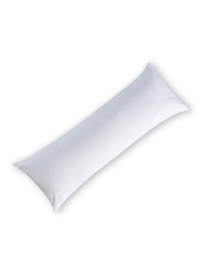 أرستوكرات Aristocrat Long Body Pillow for Side Sleepers, Vacuum packed 40x140cm Microfiber White  - Image 3