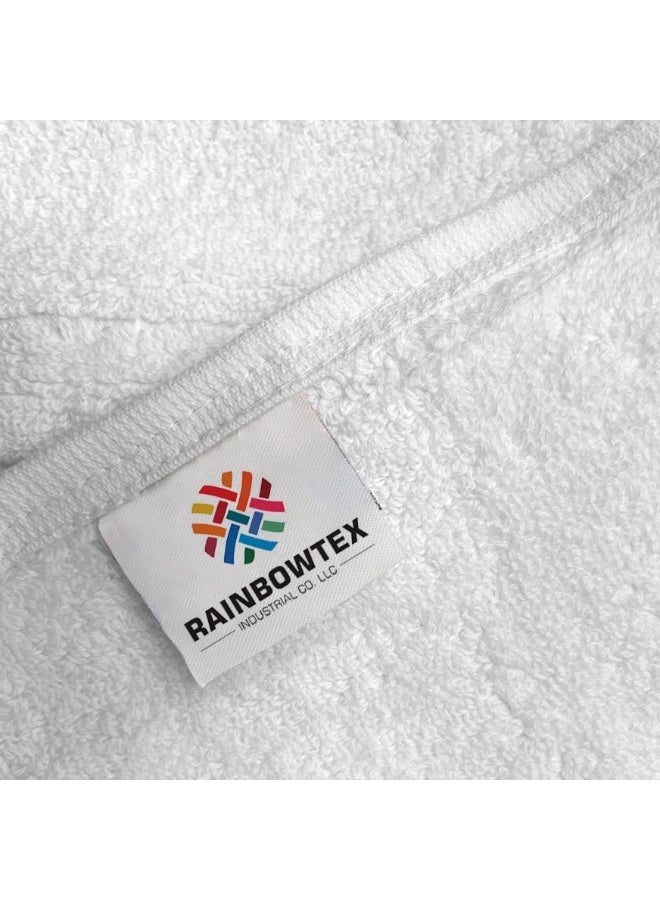 ARISTOCRAT Aristocrat 1pc Premium Hotel Quality Bath Towel for Bathroom, Hotel, Spa & Gym - 100% Cotton 600gsm (White) 70x140cm White  - Image 3