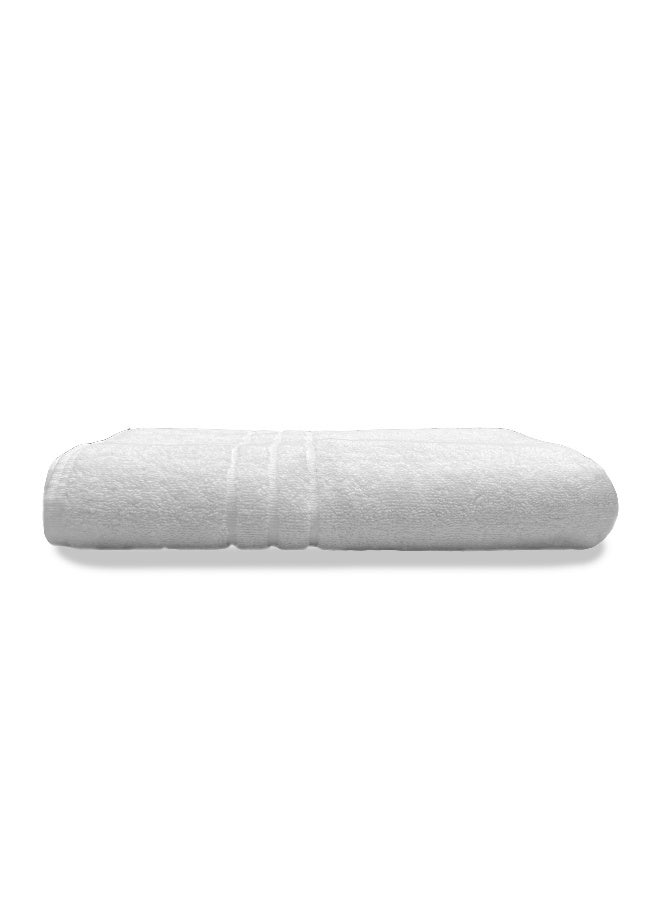 ARISTOCRAT Aristocrat 1pc Premium Hotel Quality Bath Towel for Bathroom, Hotel, Spa & Gym - 100% Cotton 600gsm (White) 70x140cm White  - Image 2