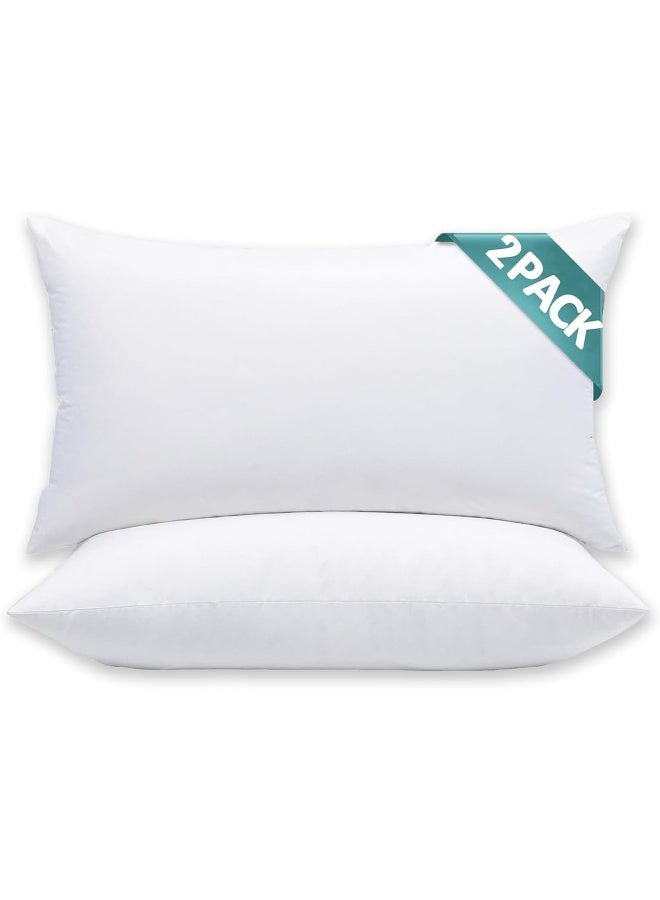أرستوكرات Aristocrat 2-Piece Soft Anti Allergy Pillow 50x70cm Microfiber White  - Image 5
