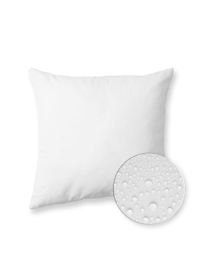 أرستوكرات Aristocrat 100% Waterproof Cushion Filler with Laminated polyester outer cover and Hollow Fiber Filling – 50x50cm White Polyester White 50x50cm  - Image 2