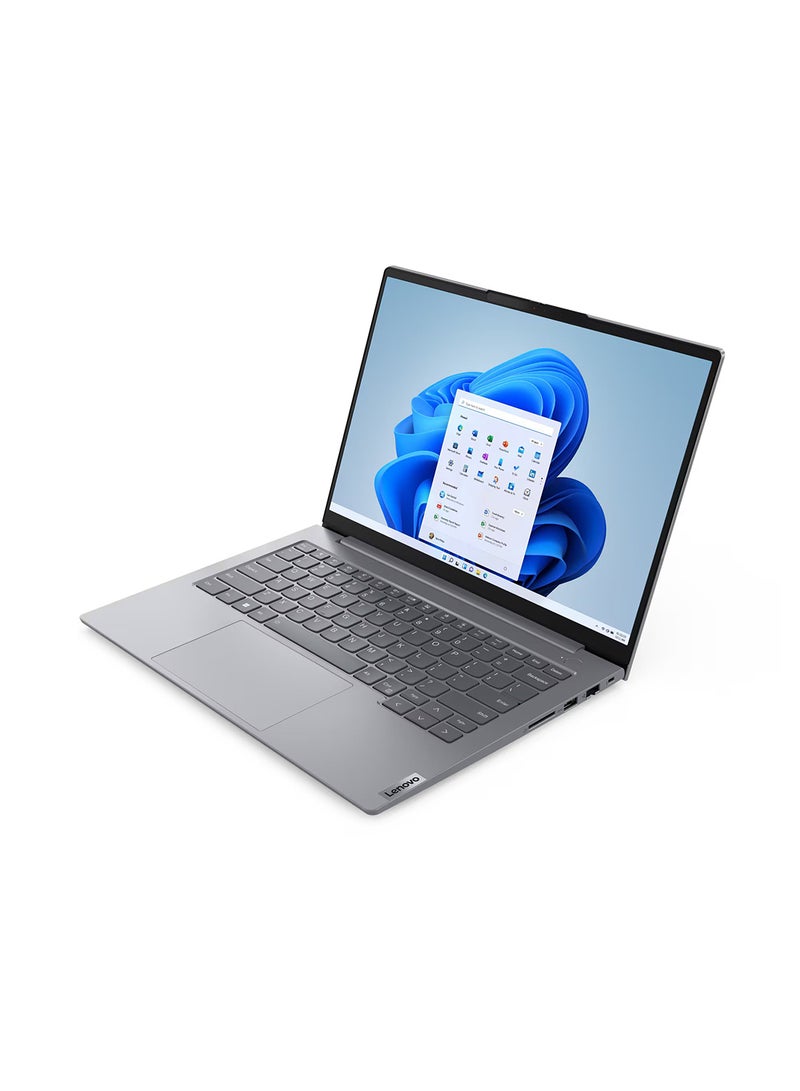 لينوفو - ThinkBook 14 G6 IRL Laptop With 14-Inch Display, Core i5 Processor/8GB RAM/512GB SSD/Intel Iris XE Graphics/Windows 11 Pro English Arctic Grey - Image 1