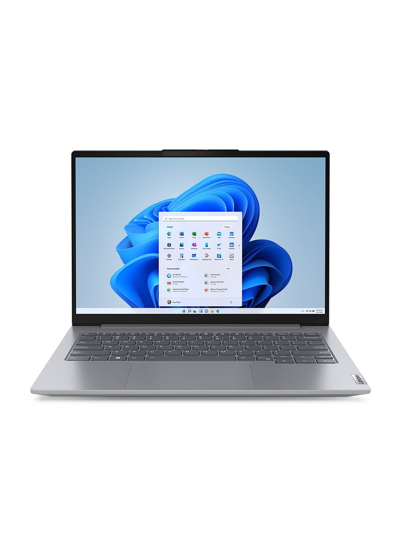 لينوفو - ThinkBook 14 G6 IRL Laptop With 14-Inch Display, Core i5 Processor/8GB RAM/512GB SSD/Intel Iris XE Graphics/Windows 11 Pro English Arctic Grey - Image 1
