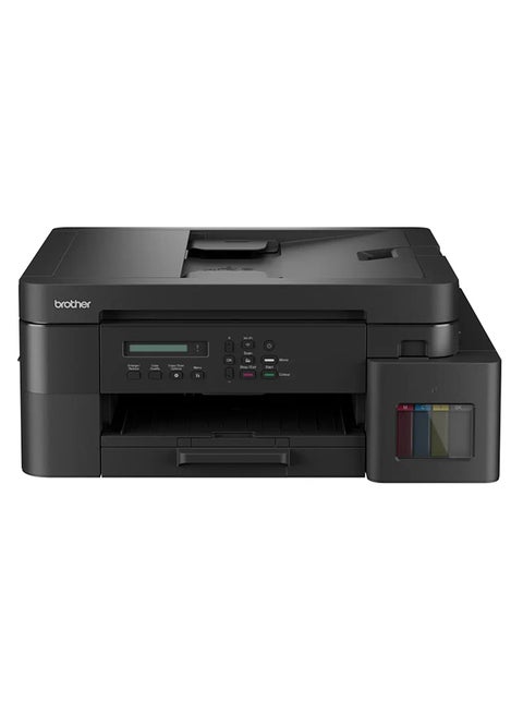 Wireless All In One Ink Tank Printer, DCP-T830DW, Automatic Duplex Print & Scan, ADF, Email & Mobile Print, Network Connectivity, Compact Design Black