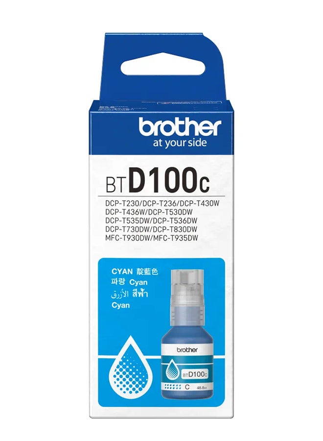 brother Cyan Ink Bottle - 5,000 pages Cyan 