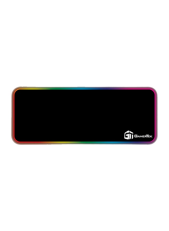 Gamertek - GamerTek Midnight Black RGB Desk Mat (80x30 cm) - Image 1
