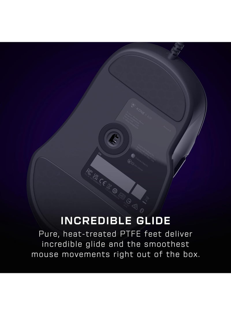 TURTLE BEACH - Kone II – Wired Ergonomic RGB Gaming Mouse, 26K DPI Optical Sensor, 100M Click Life Optical Switches, 23 Customizable Inputs, 4D Scroll Wheel, Pure PTFE glides - Image 1
