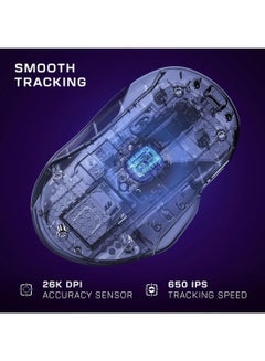 TURTLE BEACH Kone II – Wired Ergonomic RGB Gaming Mouse, 26K DPI Optical Sensor, 100M Click Life Optical Switches, 23 Customizable Inputs, 4D Scroll Wheel, Pure PTFE Glides  - Image 5