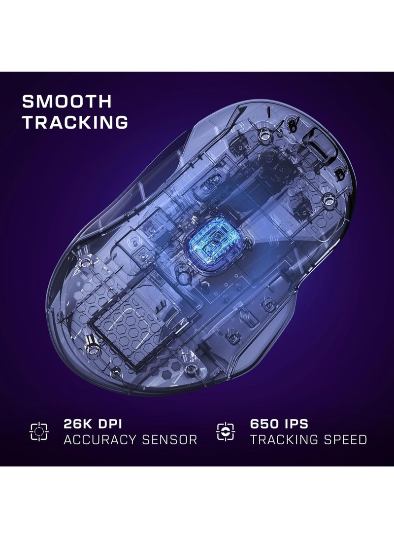 TURTLE BEACH - Kone II – Wired Ergonomic RGB Gaming Mouse, 26K DPI Optical Sensor, 100M Click Life Optical Switches, 23 Customizable Inputs, 4D Scroll Wheel, Pure PTFE Glides - Image 1
