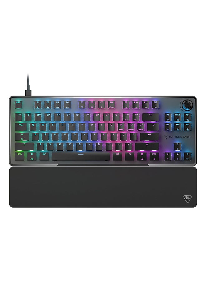 ترتل بيتش Turtle Beach Vulcan II TKL Pro Magnetic Mechanical RGB Gaming Keyboard – Analog Hall-Effect Switches, Adjustable Actuation, Rapid Trigger, Swappable Keycaps, Tenkeyless Design, Anti-Ghosting – Black - Image 1