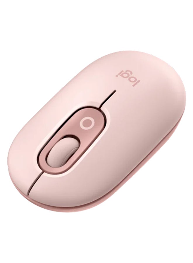 Logitech POP Wireless Mouse with Customizable Emoji Key Rose  - Image 3