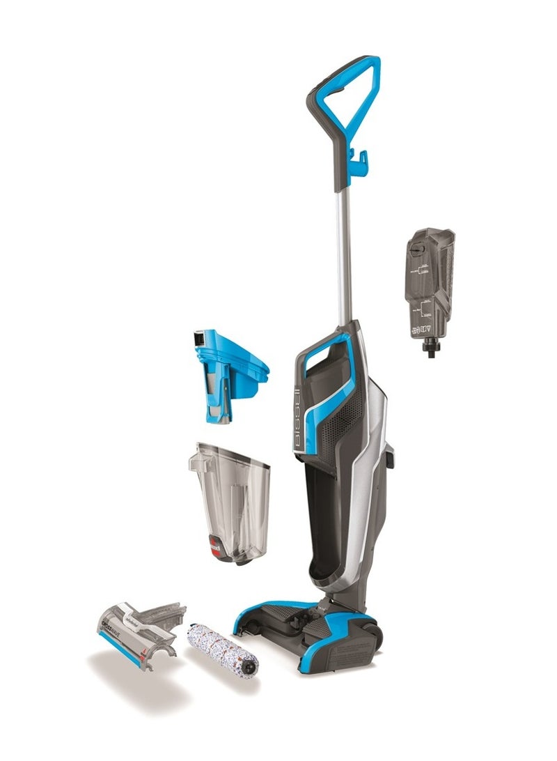 بيسيل منظف الأرضيات المتعدد الاستخدامات كروس ويف - 2 في 1 تنظيف رطب وجاف، يشفط ويغسل في نفس الوقت، يعمل على الأرضيات الصلبة والسجاد | ضمان لمدة سنتين - Image 3