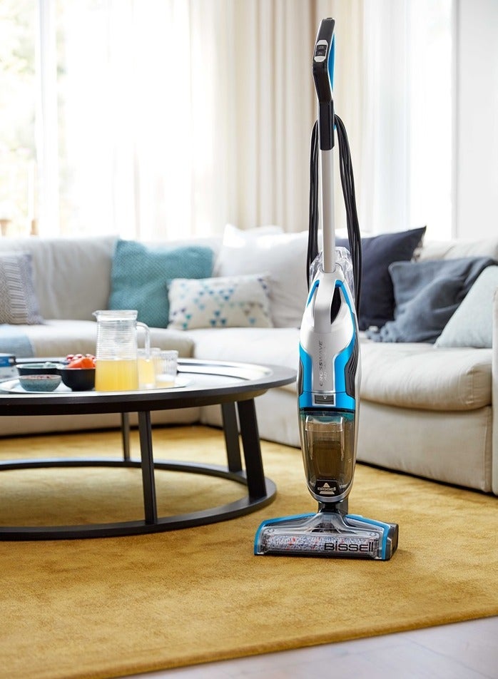 CrossWave Advanced Pro – Multi-Surface Wet & Dry Vacuum Cleaner, Pet Hair Removal, Smart Clean Technology, Ideal for Hard Floors & Area Rugs | 2-Year Warranty 560 W 2223E Black/Silver/Bossanova Blue
