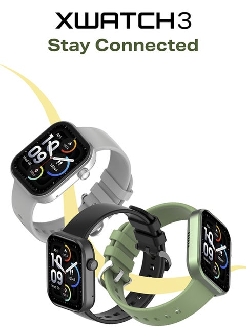 XW3 Smart Watch 3, 2.01，Water Resistant, Screen Touch, 7-Day Battery, Bluetooth Call, Health Workout, Heart rate, Blood oxygen, Sleep breath Tracking Black