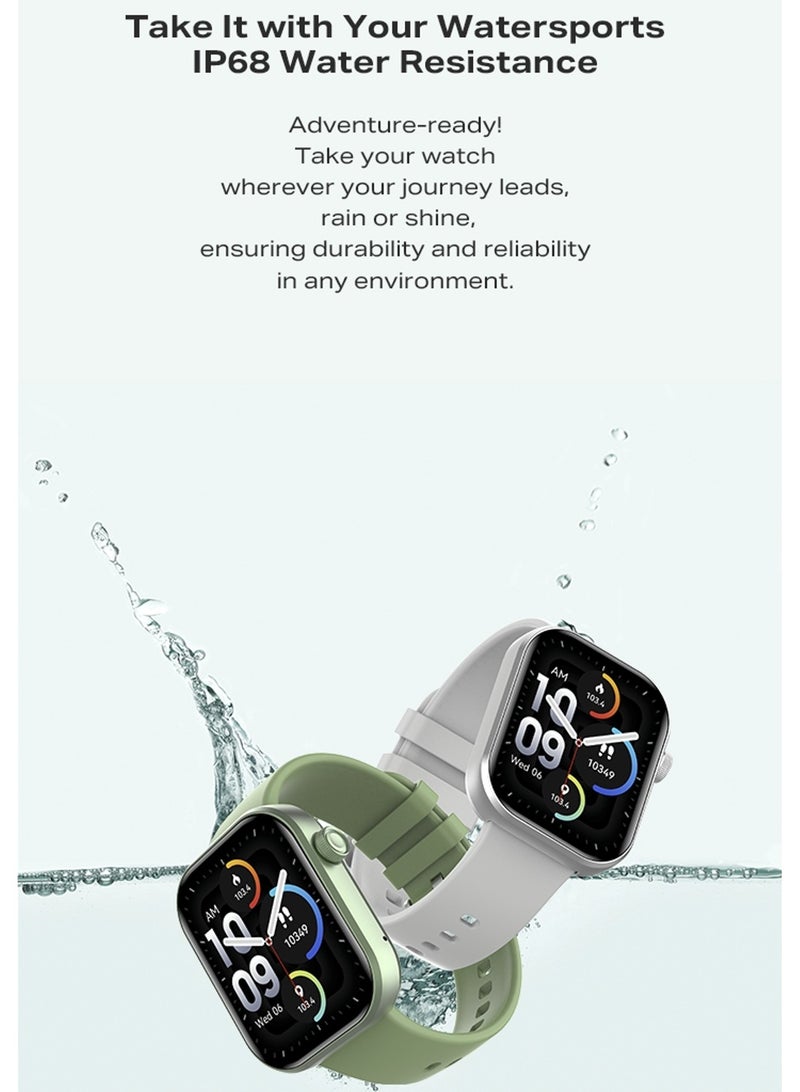 Infinix - XW3 Smart Watch 3, 2.01，Water Resistant, Screen Touch, 7-Day Battery, Bluetooth Call, Health Workout, Heart rate, Blood oxygen, Sleep breath Tracking Black - Image 1