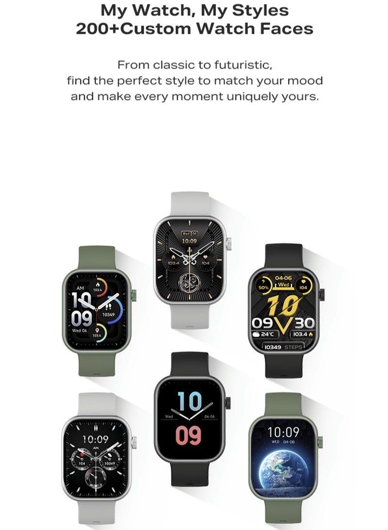Infinix - XW3 Smart Watch 3, 2.01，Water Resistant, Screen Touch, 7-Day Battery, Bluetooth Call, Health Workout, Heart rate, Blood oxygen, Sleep breath Tracking Black - Image 1