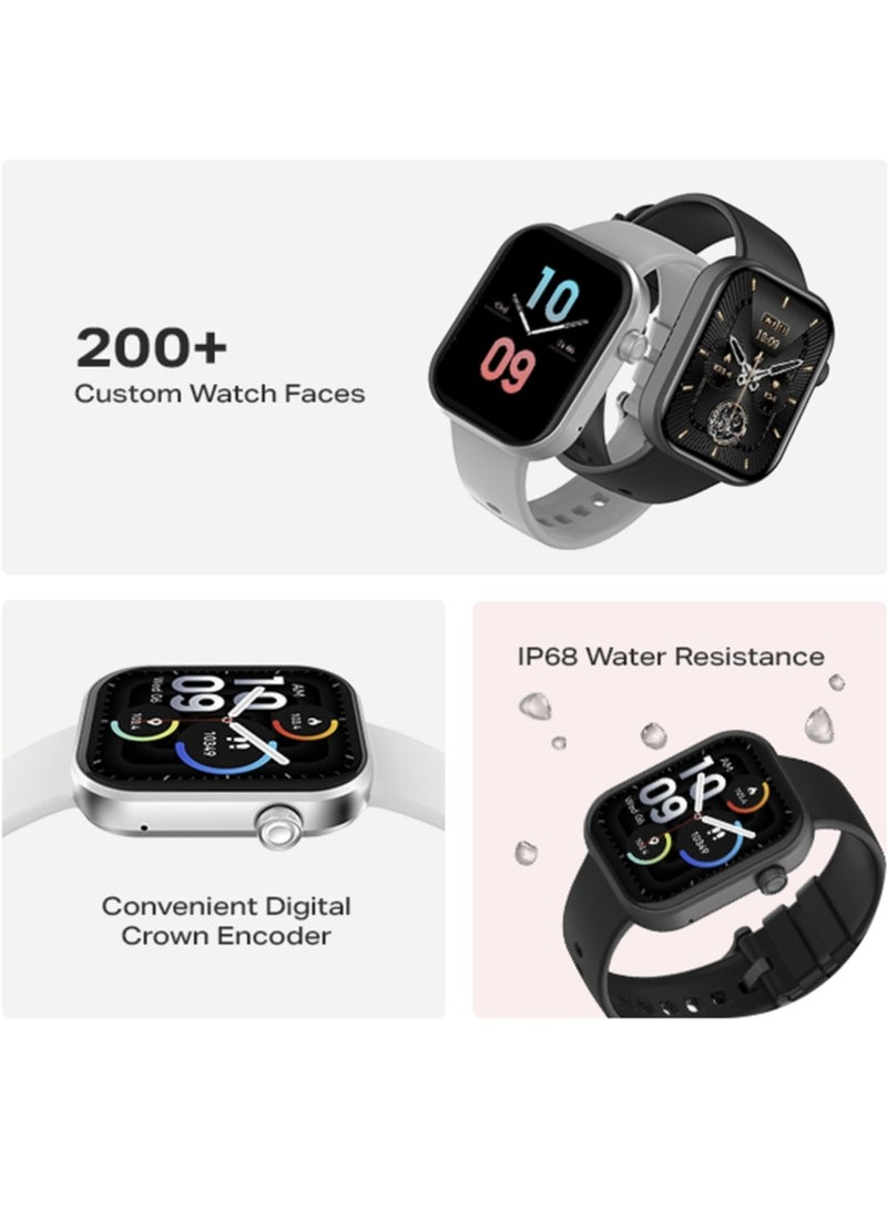 Infinix - XW3 Smart Watch 3, 2.01，Water Resistant, Screen Touch, 7-Day Battery, Bluetooth Call, Health Workout, Heart rate, Blood oxygen, Sleep breath Tracking Black - Image 1