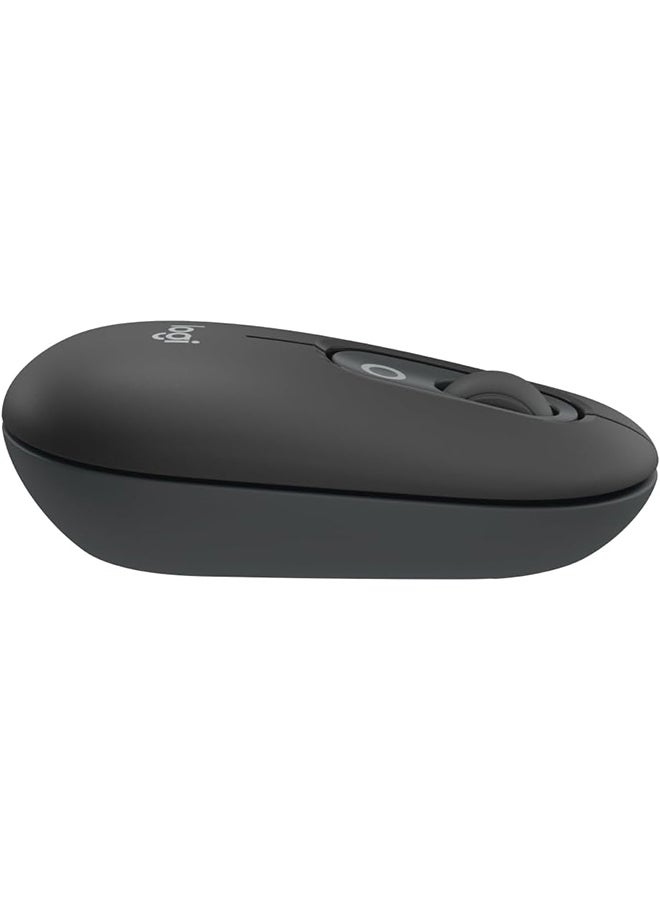 Logitech POP ICON COMBO, Bluetooth keyboard and mouse combo, comfortable typing, programmable keys and buttons, quiet clicks, Easy-Switch up to 3 devices Graphite  - Image 4